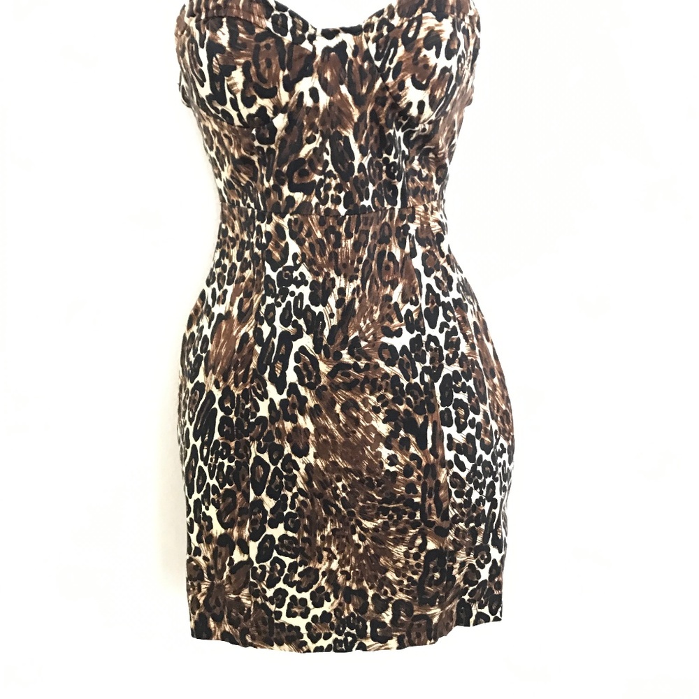 Animal Print Mini Dress for a date night